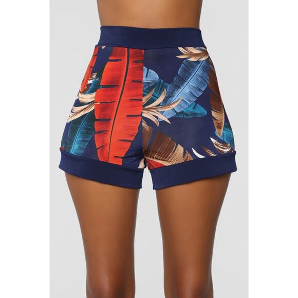 Fashion Nova - Vacation Forever 3 Piece Set - Navy/Combo - SMALL - Picture 8 of 11